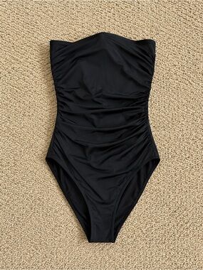 J. Crew Classic Black Swimsuit